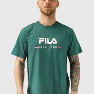 Doccia Logo Graphic T-Shirt- Posy Green