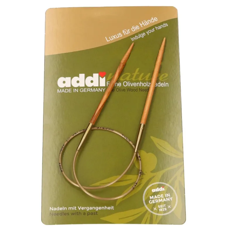 addi Rundstricknadel Olivenholz 4,00 mm 40 cm