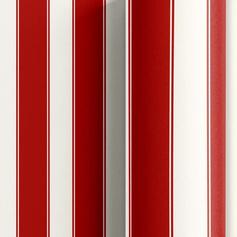 Rollo Papel de Regalo 70 cm x 2 m Rayas Rojo Atelier del Regalo