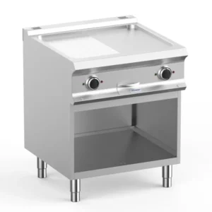 Elektrogrillplatte Dexion Lux 700 - 70/73 - ½ glatt, ½ gerillt - 10 kW