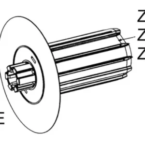 Flasques embouts pour tube ZF54 Ø145 mm Zurfluh Feller