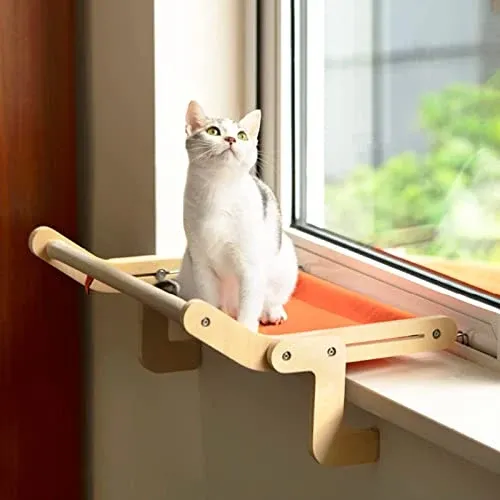 Cat hammock window seats for cats window sill bed cat hanging bed window space saving design up to 18kg