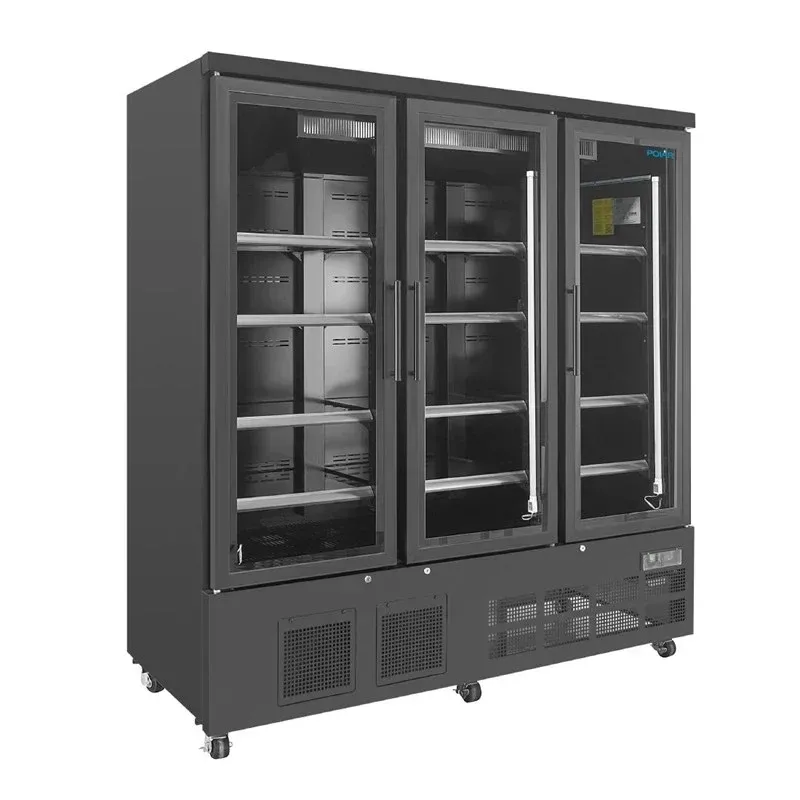 Polar G-Serie Getränkekühlschrank 1156 Liter 3-türig, schwarz