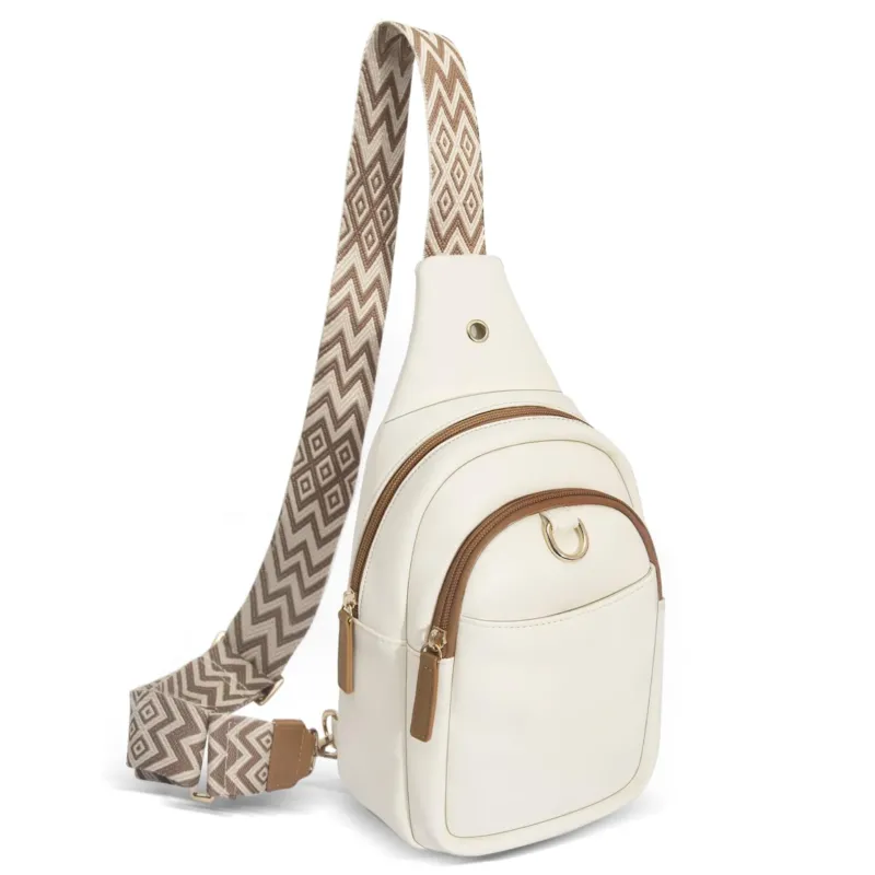 Crossbody Small Chest Bag, Sling Bag Anti-Theft Cross