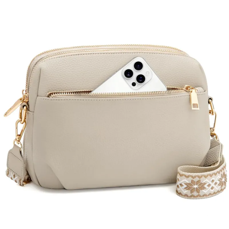 Anti-Theft Shoulder Bag Medium Size, RFID Blocking Handbag, Crossbody Bag