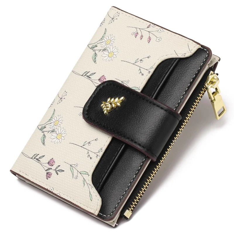Small Purse, Wallet with Zip Pockets