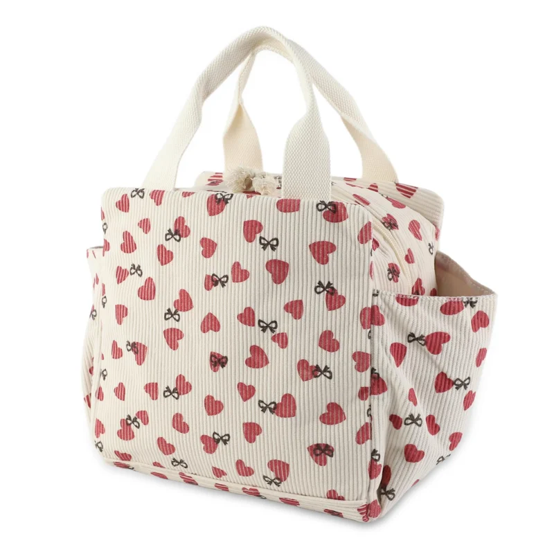 Small Cool Bag, Lunch Bag, Side Pockets with Large Capacity