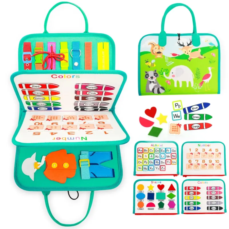 Busy Board Sensory , All in one activity book