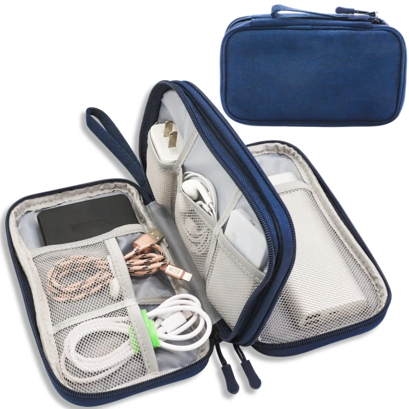 Cable organiser bag, universal travel cable bag, waterproof multifunctional travel accessory