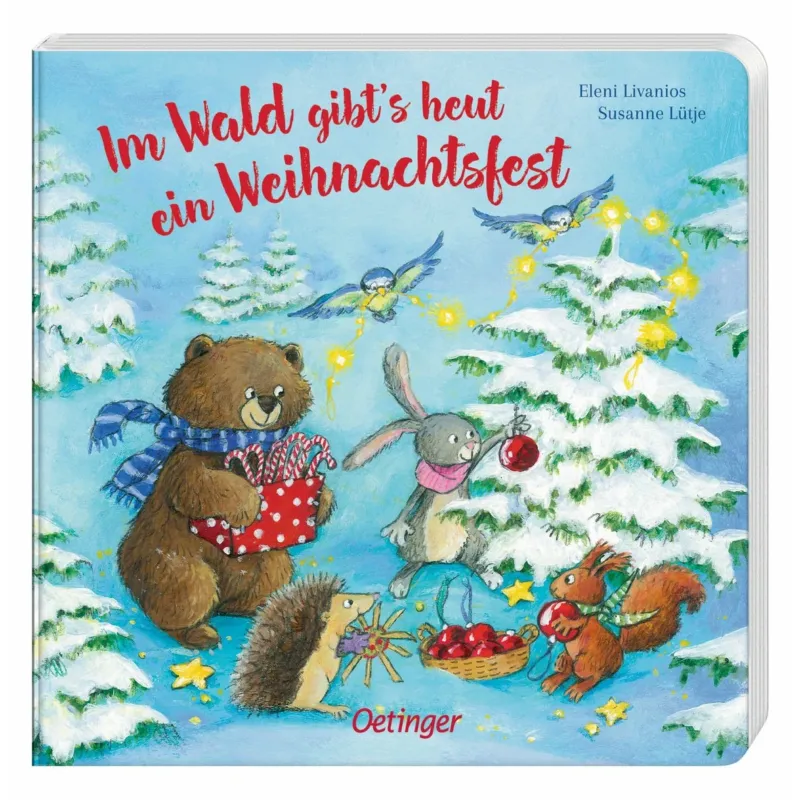 Im Wald gibt's heut ein Weihnachtsfest Light Steel Blue Oetinger