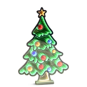 Christmas Tree LED Neon Sign with Base 60cm