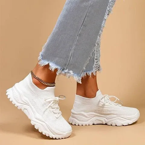 Atmungsaktive Damen-Sneaker mit Zusätzlicher Fußstütze – Névara