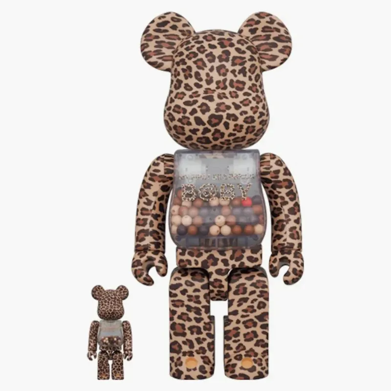 Bearbrick My First Baby Leopard Ver. 100% & 400% Set