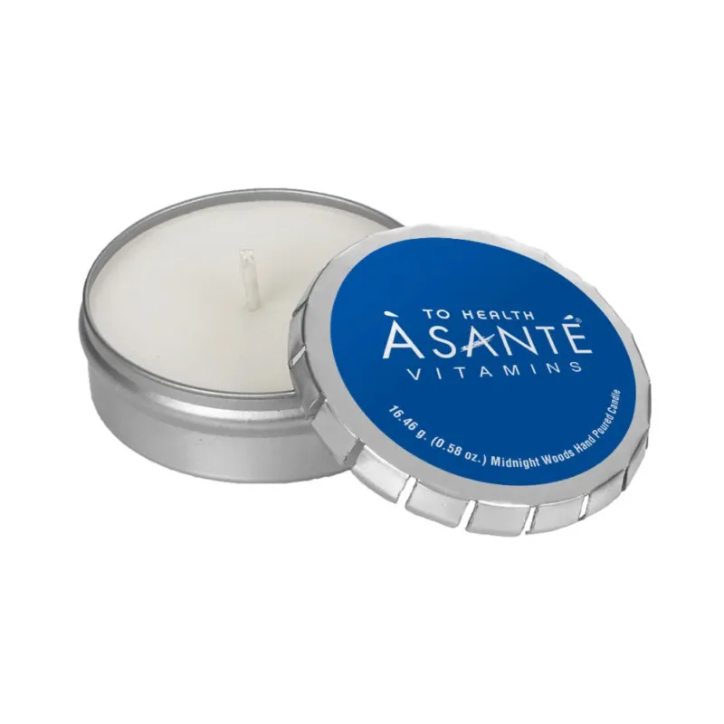 SnugZ Midnight Woods Scented Candle in Small Push Tin 0.7 oz.