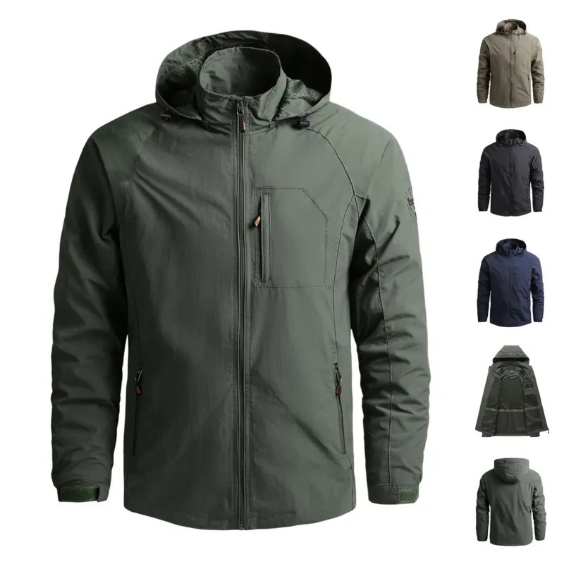 Herren Funktionsjacke mit hohem Kragen – Taviero