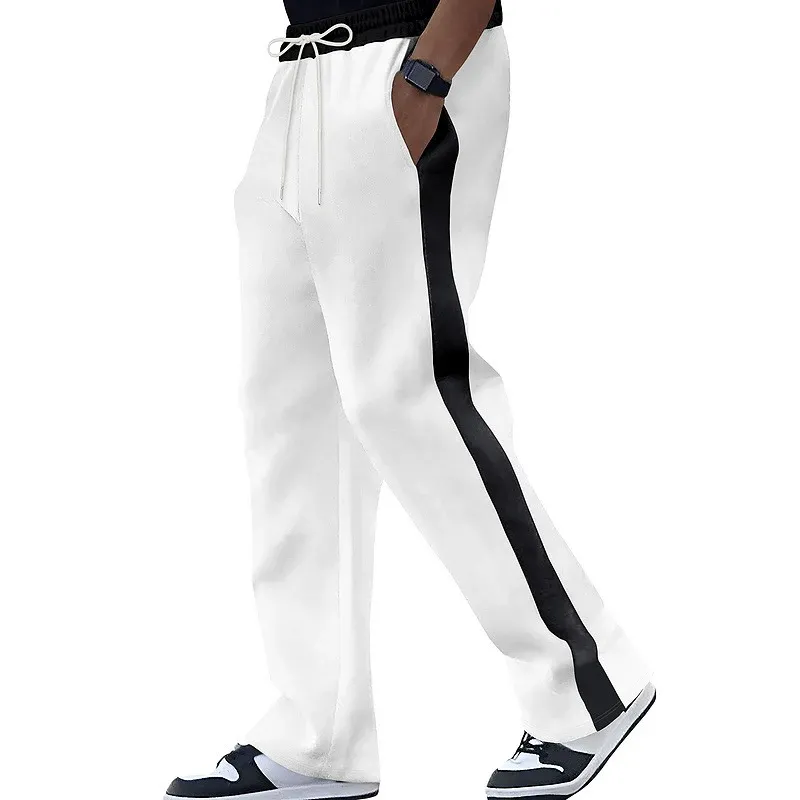 Herren Sportliche Sweatpants mit Kontraststreifen – Marzano