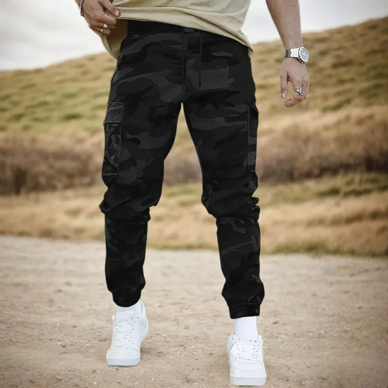 Herren Camouflage Cargo-Hose – Bravaro