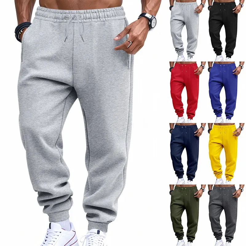 Herren Sportliche Jogginghose mit elastischem Bund und seitlichen Taschen – Marzano
