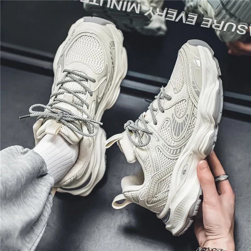 Damen Sportliche Chunky Sneakers mit atmungsaktivem Obermaterial und innovativem Sohlenprofil – Névara