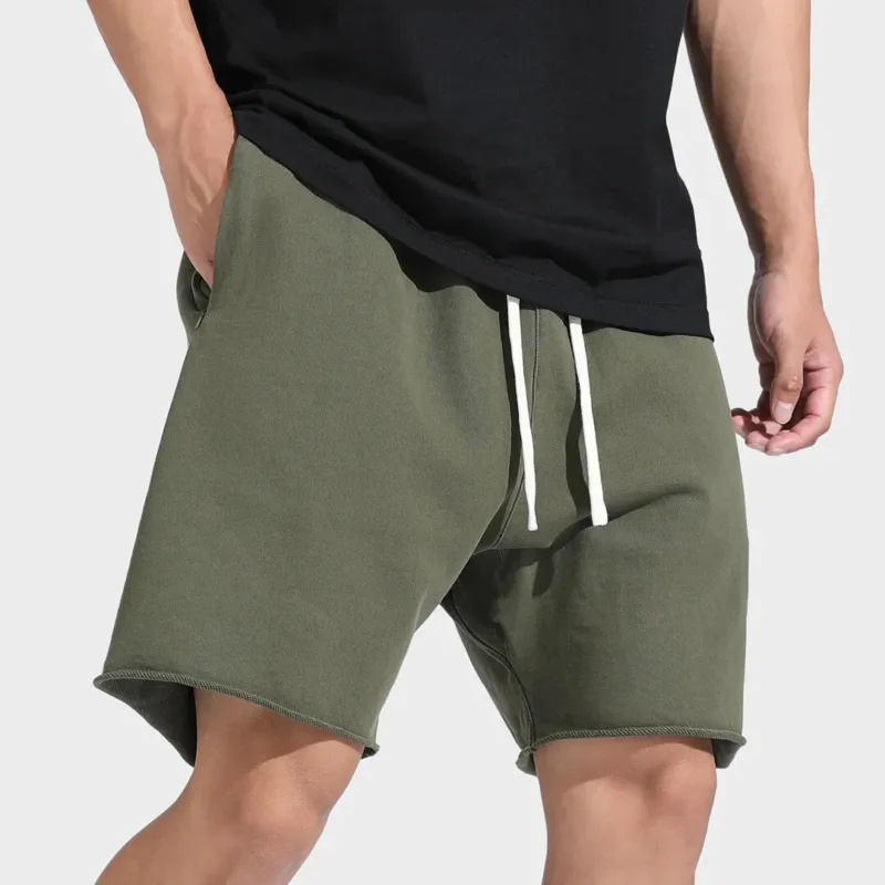 Herren Bequeme Sweatshorts mit elastischem Bund und Seitentaschen – Marzano