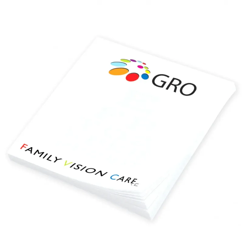 Post-It White Custom Printed Notes 2.75" x 3"
