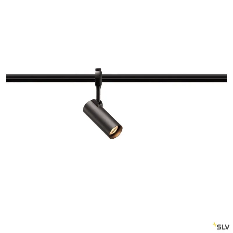 SLV HELIA 50 LED Strahler für EASYTEC II Hochvolt-Stromschiene, 3000K, schwarz, 35°, inkl. EASYTEC II Adapter