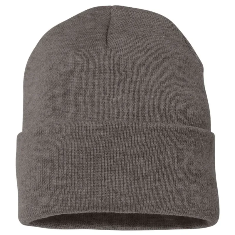 Sportsman Charcoal Fleece Lined 12" Knit