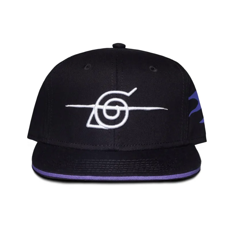 Produktbild Naruto Shippuden - Anti Konoha Symbol Snapback Cap schwarz