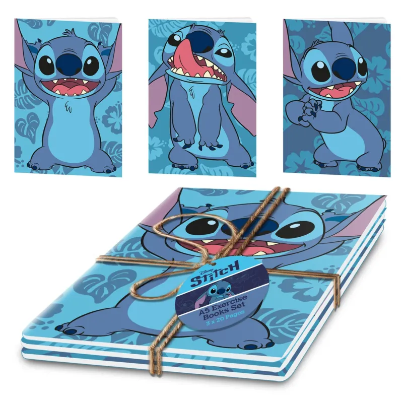 Produktbild Stitch Notizbücher 3er Set - Lilo & Stitch