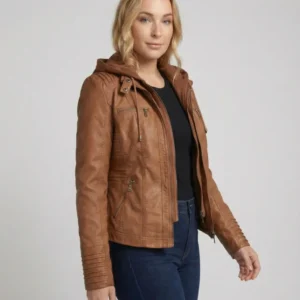 Wetterfester Damen jacke mit Kapuze – Célinea